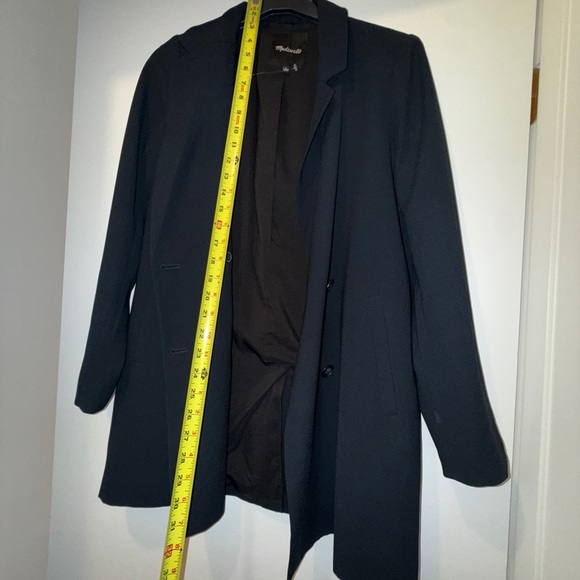 Madewell Black Double-Breasted Blazer - Picture 7 of 8
